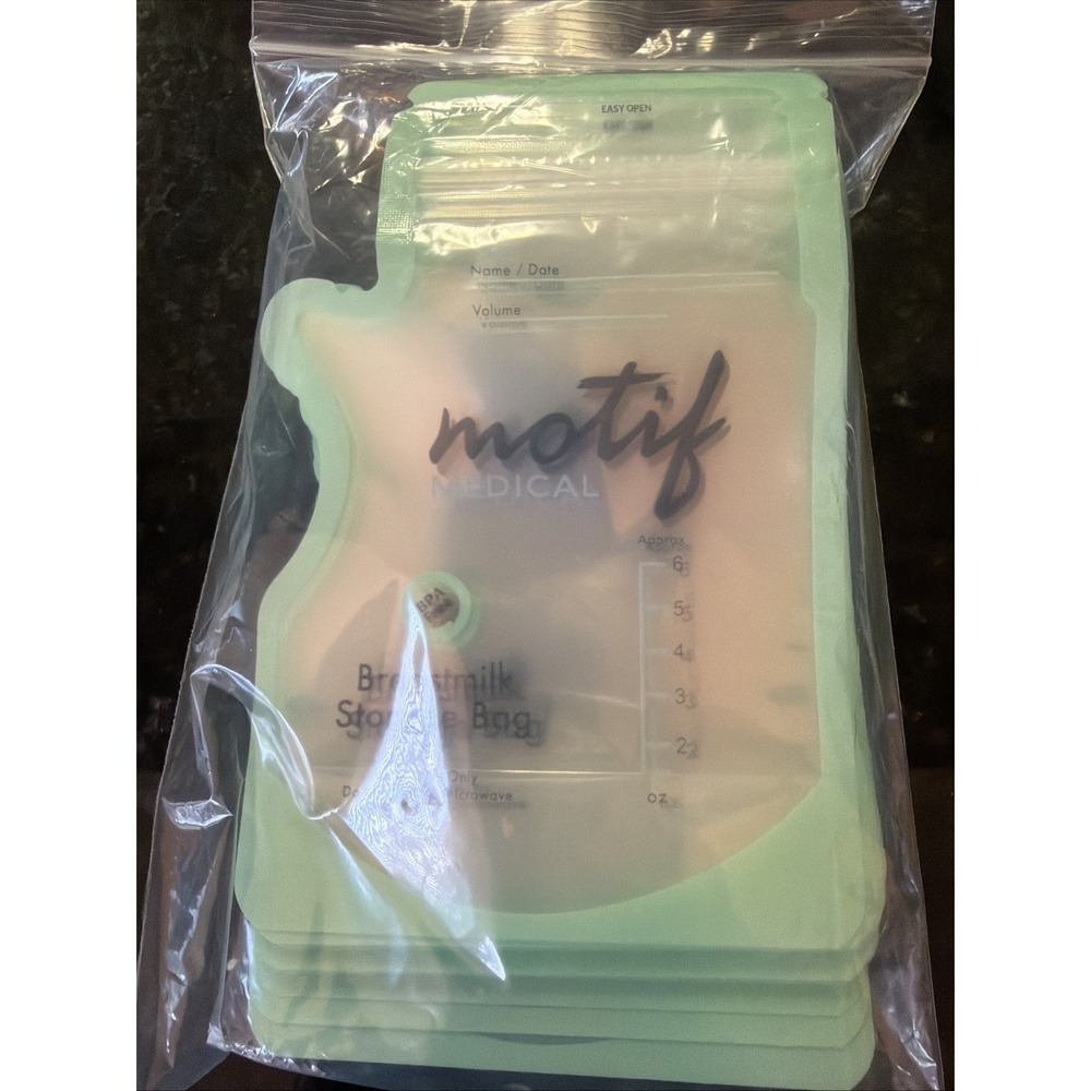 Motif Medical‎ Breast milk Storage Bag Single Use NEW Nursing 25 Count